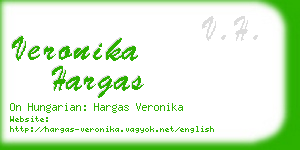 veronika hargas business card